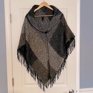 Women’s Modena New Kimono Poncho Shawl Sweater One Size